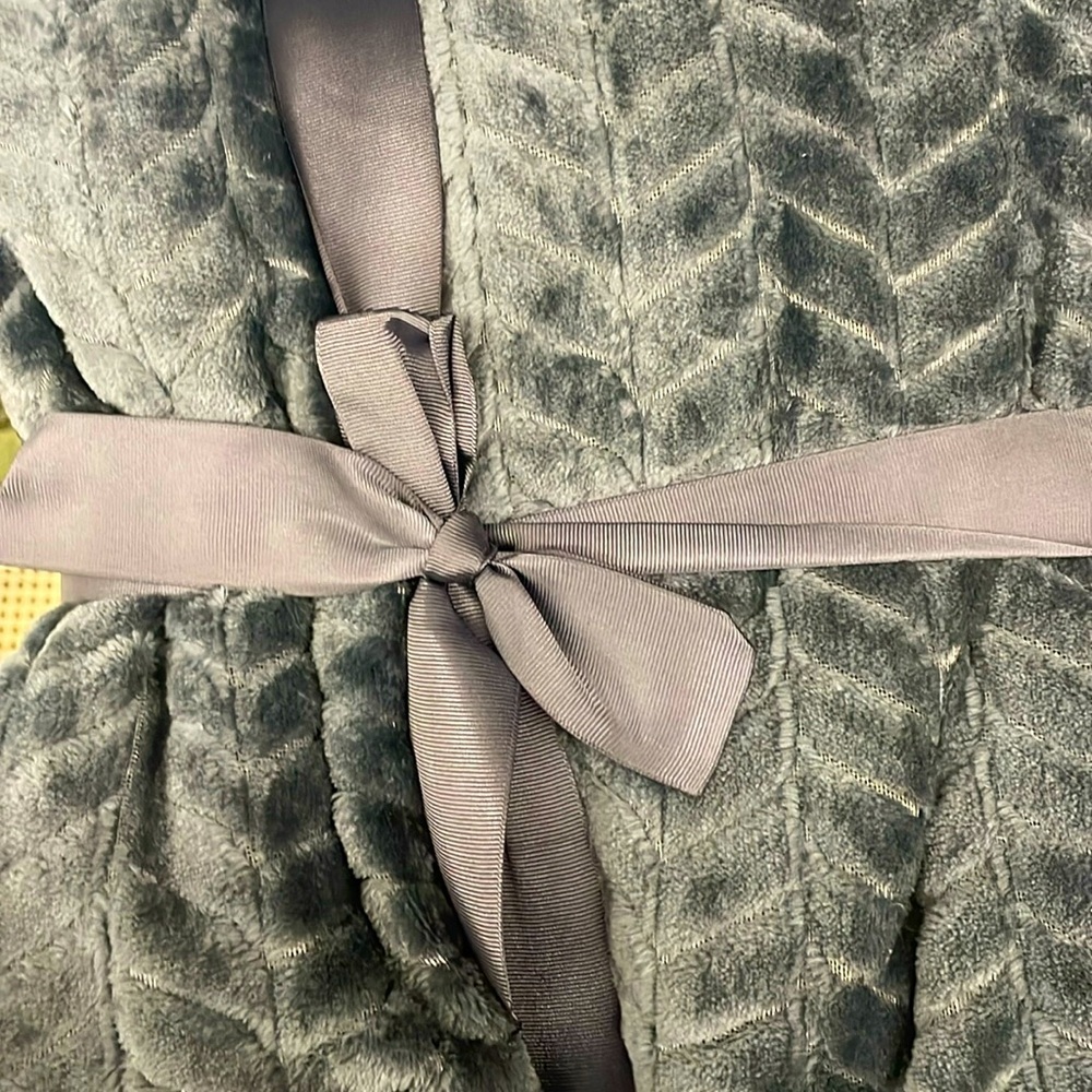 COPY - Lilac Chevron Plush Blanket